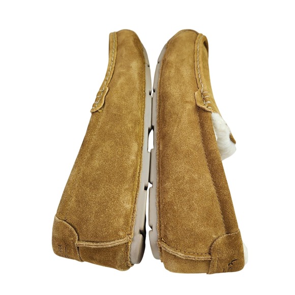 Koolaburra by UGG Womens Moccasin Slippers‎ Brown Suede Shearling Lined Sz 12 - Picture 4 of 10